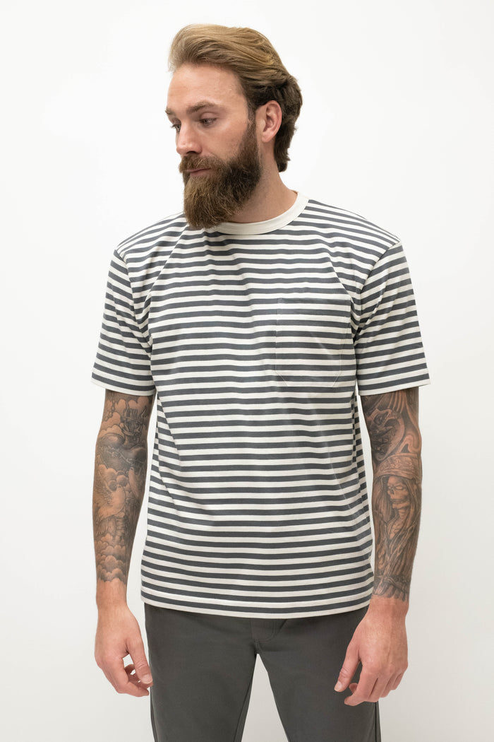 Wear London Puma Striped Grey T-Shirt